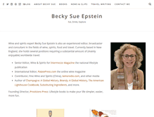 Tablet Screenshot of beckysueepstein.com